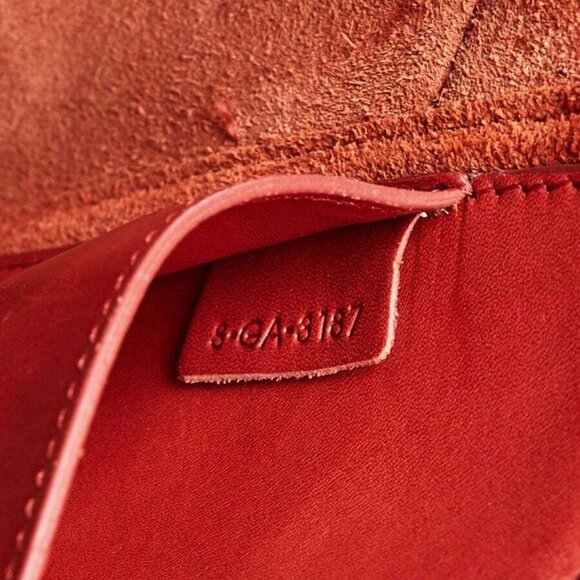 Celine Dark Claycourt Smooth Leather Trifold Clutch Bag - Picture 11 of 12